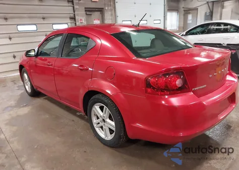 2013 Dodge Avenger Sxt из США, поврежденный, VIN 1C3CDZCB1DN504055
